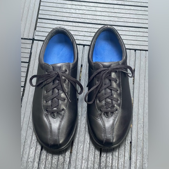 Apex Liv - Women's Comfort Casual Leather Lace-Up Shoes Size 7 Extra Wide - Picture 2 of 11